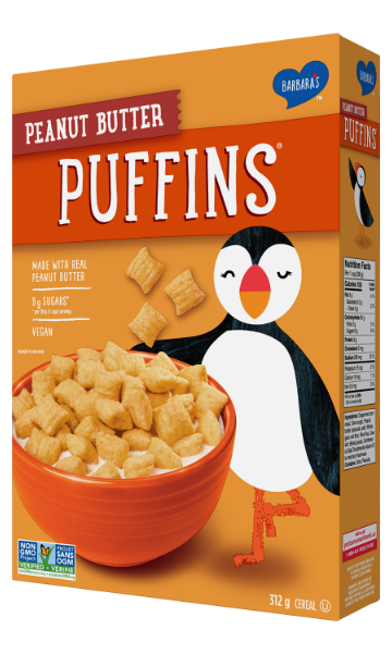 Barbara's Puffins Peanut Butter