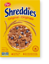 Post Shreddies original cereal box small
