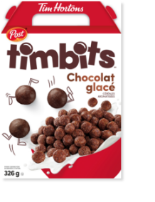 Tim Hortons timbits chocolat glace