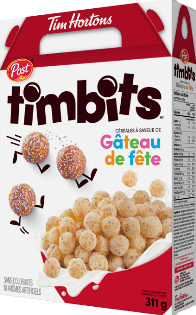 Tim Hortons timbits gâteau de fête