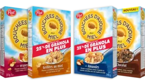 Bouchees D'Avoine Au Miel 25% de Granola En Plus,