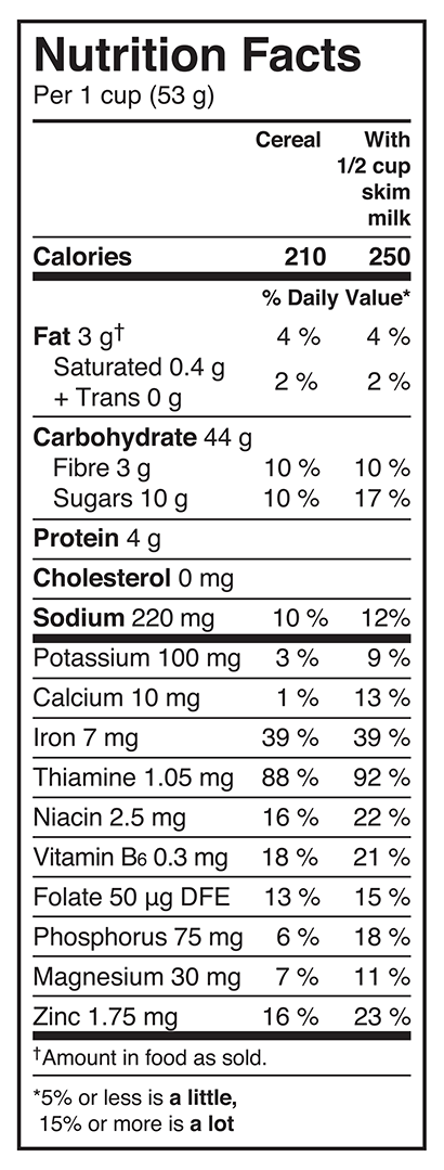 HBO Honey Roasted Nutritional Facts