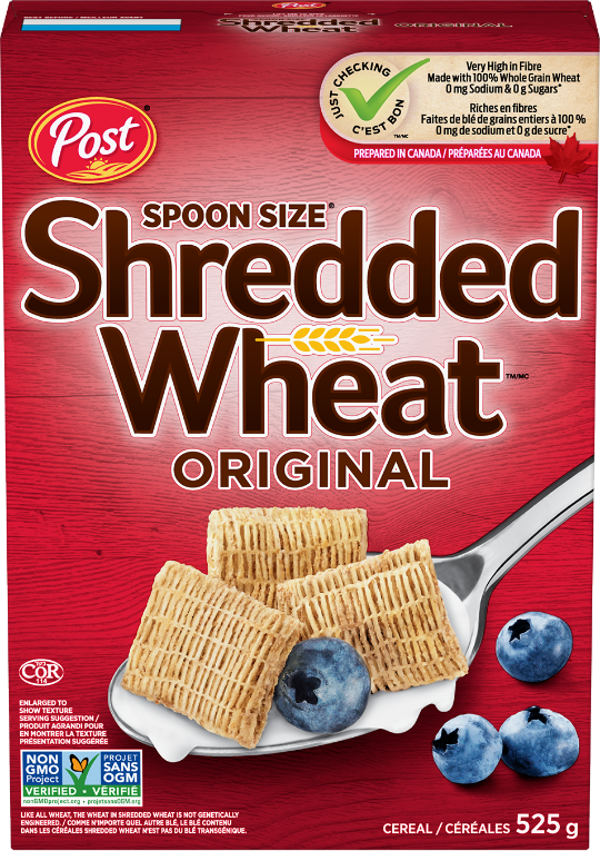 Post Shredded Wheat Spoon size Original Box