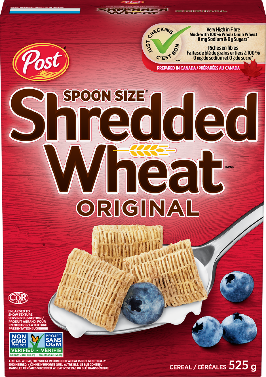 Post Shredded Wheat Spoon size Original Box