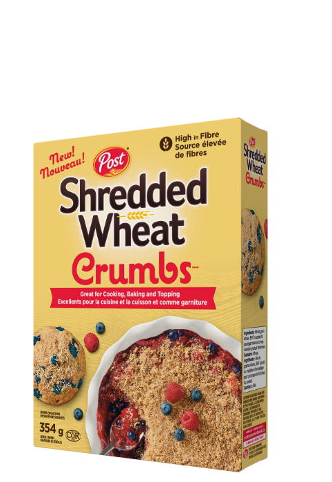 Post Shredded wheat crumbs box.