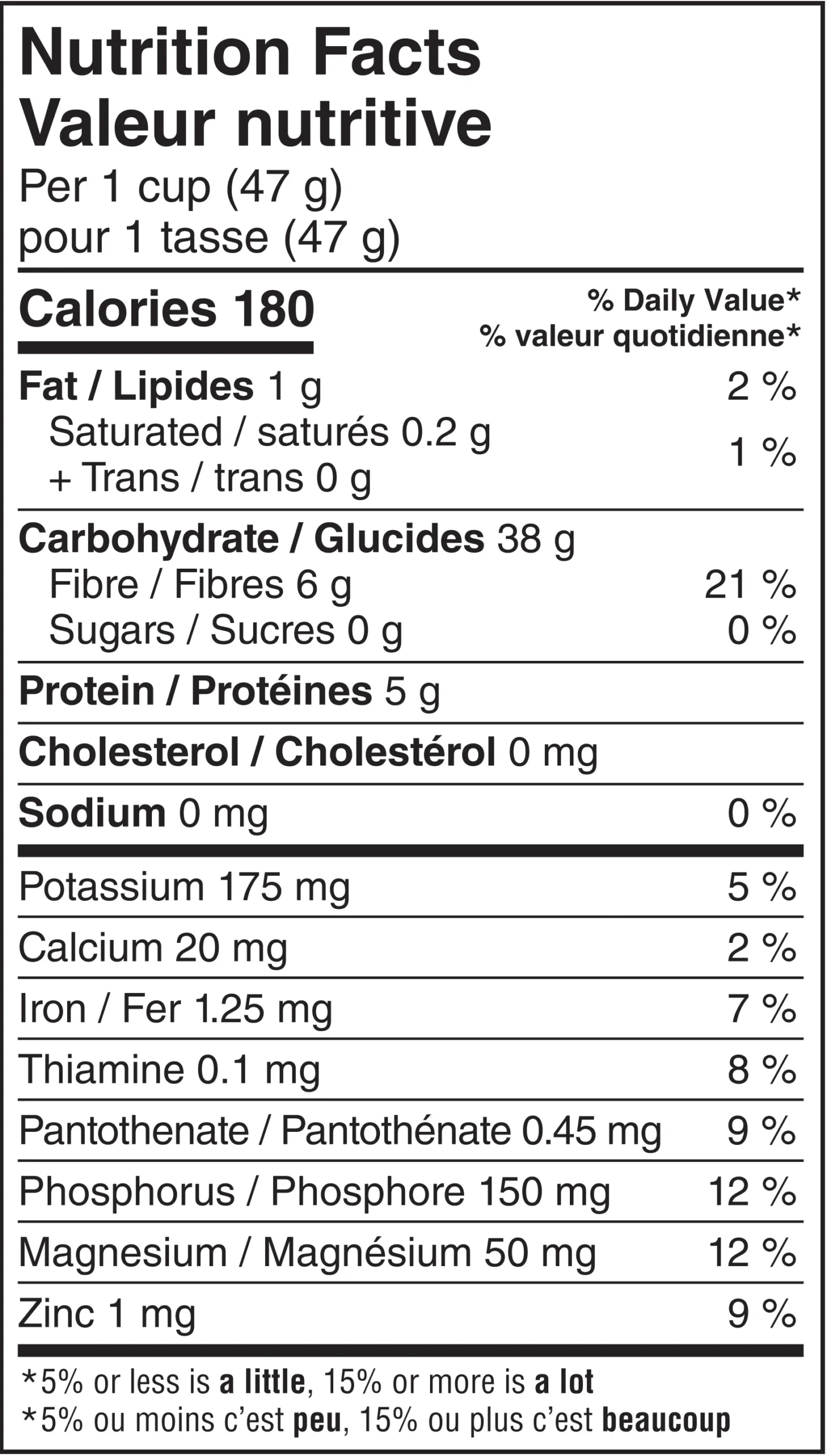 Shredded-Wheat-Spoonsize-nutrition-panel Post Shredded Wheat - Taille d'une cuillère Céréale - Valeur nutritive