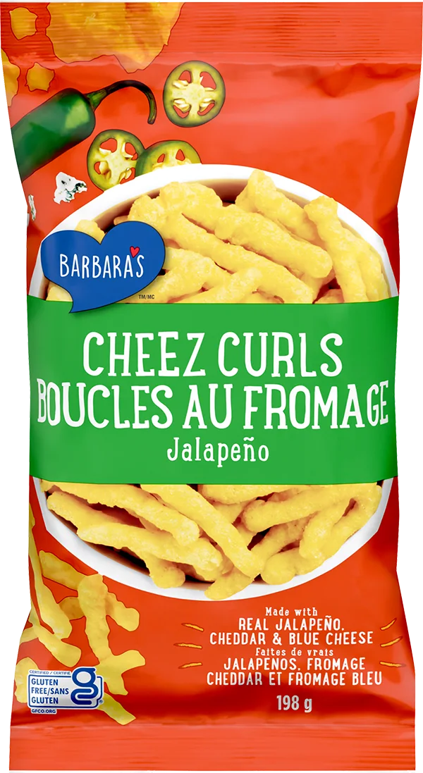 Barbara's Cheez Curls -Jalapeno