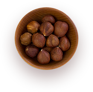 Bowl of Hazelnuts