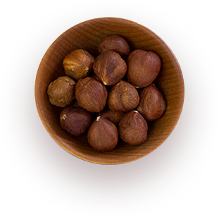 Bowl of Hazelnuts