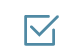 fair labour practices icon of a checkmark in teal color