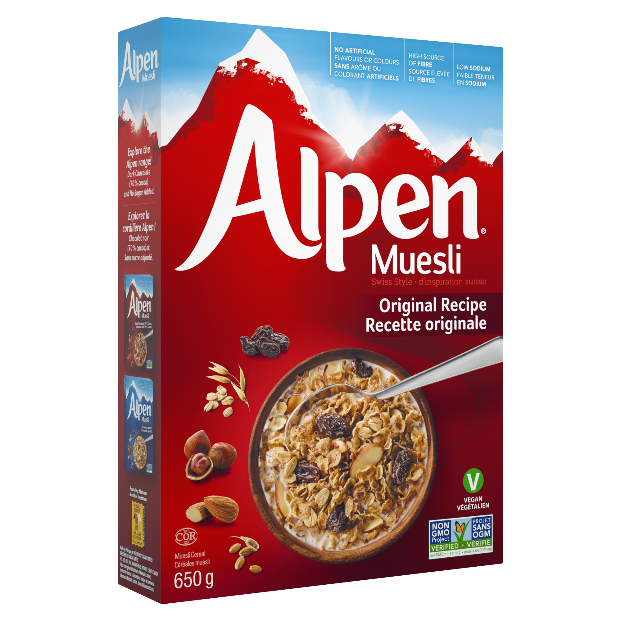 Alpen Muesli - Original Recipe cereal box