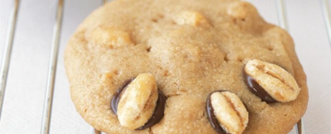 Sugar Crisp Paw Cookie on a cooling rack.
