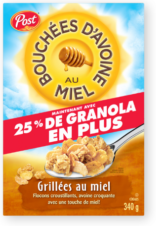 Bouchees D'Avoine Au Miel 25% de Granola En Plus