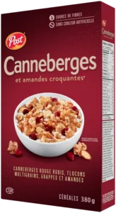Canneberges et amandes croquantes