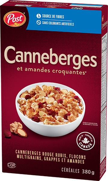 Canneberges et amandes croquantes