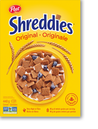 Boîte de céréales originale Post Shreddies petite